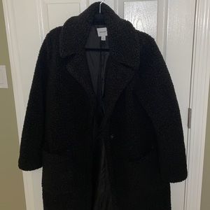 Nine West | Black Teddy Coat Medium